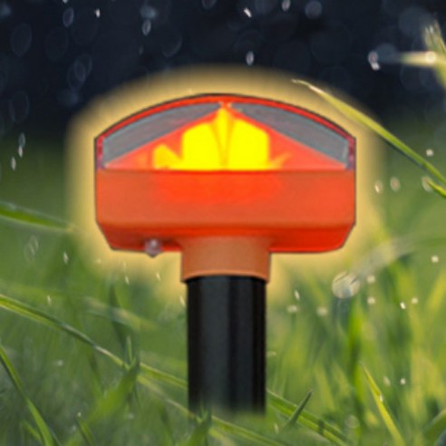 태양광 충전 두더지 뱀 퇴치기 LED 정원등