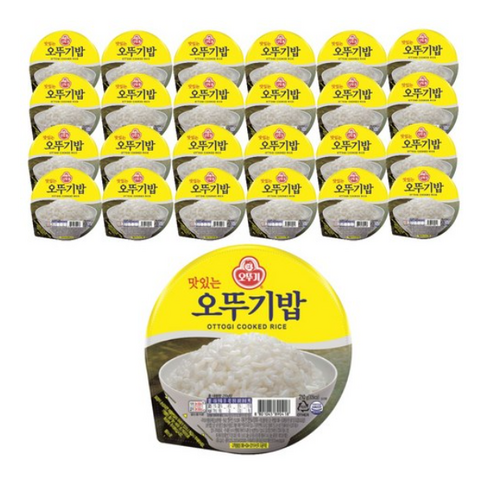 [오뚜기] 오뚜기밥 (210GX4)x 6개, 210g, 24개