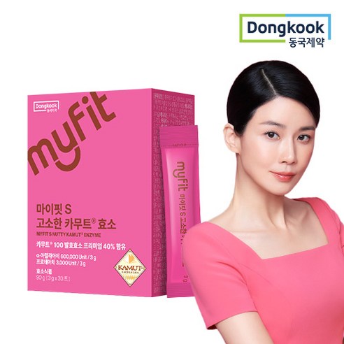 동국제약 마이핏S 고소한 카무트 효소 누룽지맛, 90g, 1개