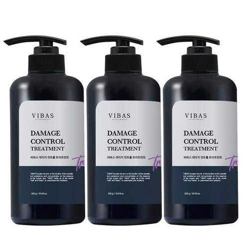 비바스 데미지 컨트롤 트리트먼트, 500ml, 3개