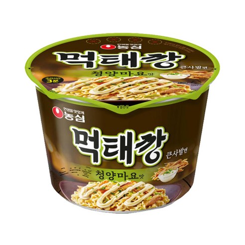 먹태깡 큰사발 청양마요맛 118g, 3개