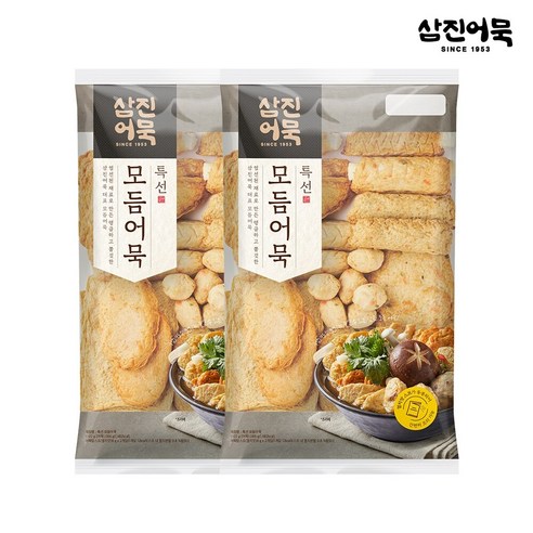 [삼진어묵] 특선모듬어묵 2팩, 1102g 장우손어묵