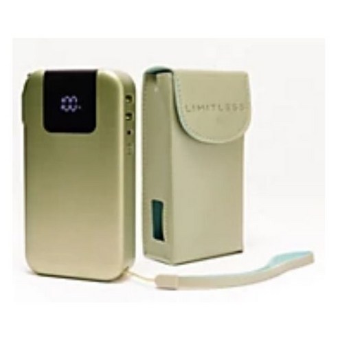 LimitlESS 무제한 15000mAh 보조베터리 AC 플러그 케이블 휴대용 케이스 손전, Green