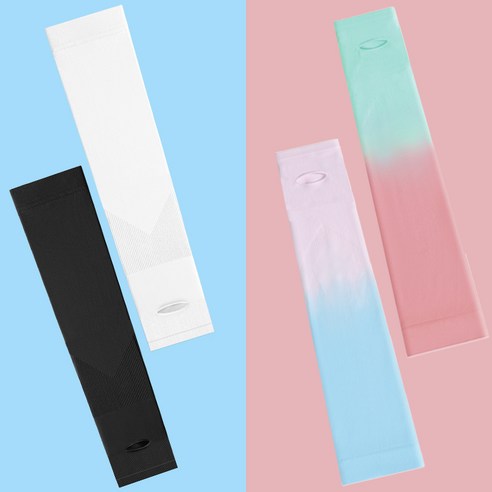 쿨토시 쿨링토시 여름 손목 그라데이션 토시 아웃도어 외선 차단 팔토시, 세트 3
