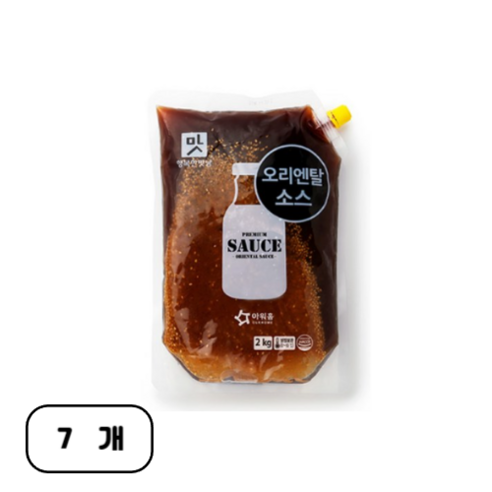 아워홈 오리엔탈드레싱 2kg, 6개