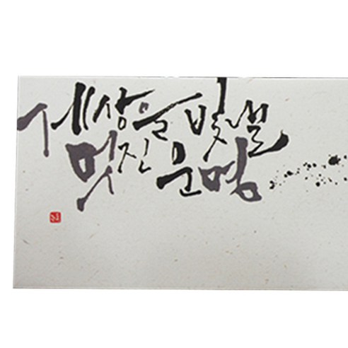 봄비숲 캘리그라피 용돈봉투 30매 1종 세트, 19. 세상을 빛낸 멋진 운명