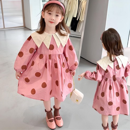 꼬꼬몽 썬카라 원피스 여아동복 여아 원피스