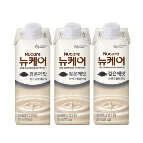 대상웰라이프 뉴케어 검은깨 맛 완전 균형영양식