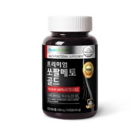 뉴트리디데이 프리미엄 쏘팔메토 골드, 90캡슐, 5개