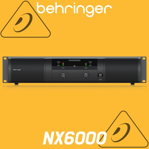 베링거 NX6000 파워 앰프 2채널 6000W 스테레오 디지털 앰프 강당 무대용 행사용 앰프_리뷰쿠폰