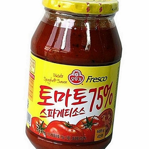 오뚜기 프레스코 토마토 스파게티소스, 685g, 2개