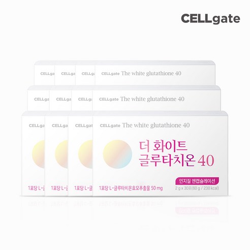 셀게이트 더 화이트 글루타치온40 30포, 60g, 12개
