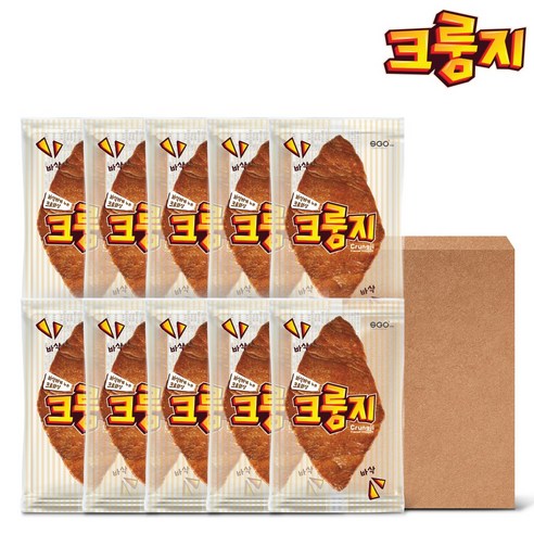 달콤 바삭 대왕 크룽지, 38g, 10개