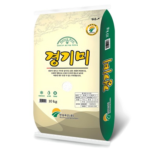 안성곡산 2024년 햅쌀 경기미, 10kg, 1개