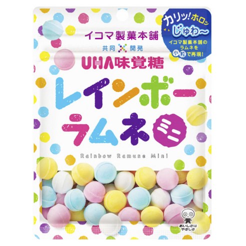 유하미카쿠토 레인보우 라무네 미니, 1개, 30g