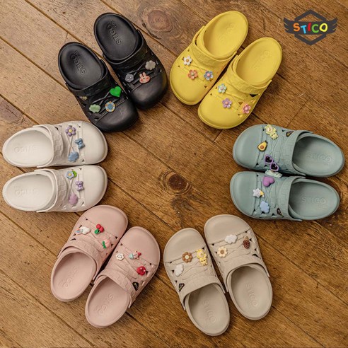 [STICO] 스티코 키즈 NEC-K03 클로그 슬립온은 경제적인 선택과 편안한 착용감으로 아이들의 발에 적합한 여름용 슈즈입니다.