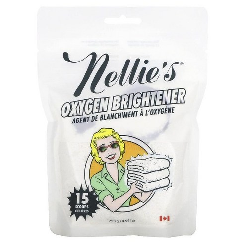 넬리 Nellie s 산소 표백제 15스쿱 250g, 0.55 파운드 넬리표백제