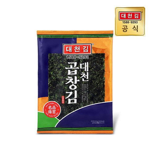 핫딜 대천김 곱창김 20g 10봉, 1개, 단품