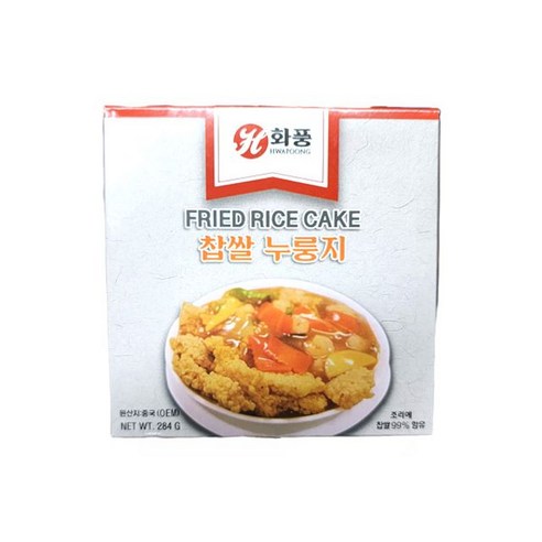 CJ 화풍 찹쌀누룽지 284G, 12개