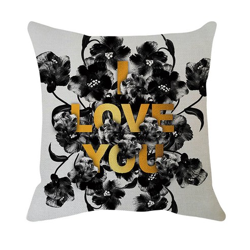 OEM Valentine''s Day Theme Home Decoration Linen Pillowcase Sofa Cushion CoverQQQ210105092A, A