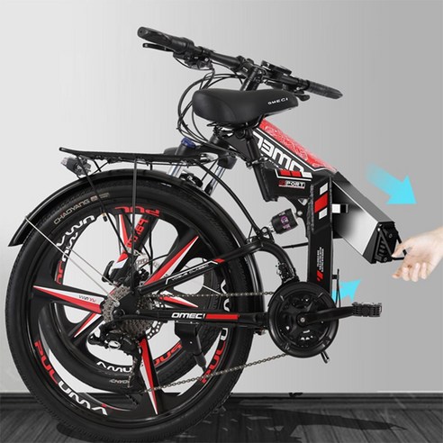 편안하고 다목적적인 오프로드 어드벤처를 위한 접이식 전기산악 자전거