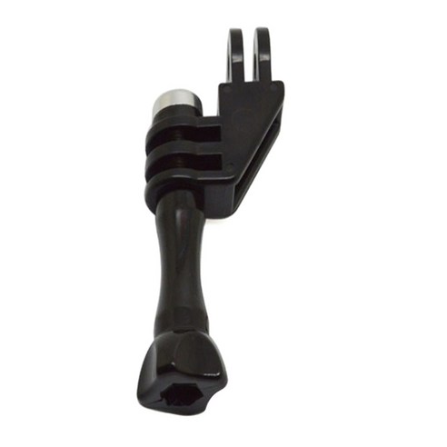 Gopro Hero용 90도 방향 조절 장치 팔꿈치 마운트, 약. 75x30x30mm, 블랙, 플라스틱