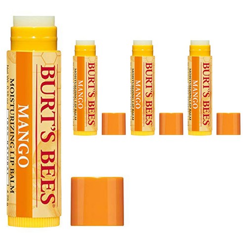 버츠비 내추럴 립밤, Nourishing Mango Butter, 4개, 4.25g