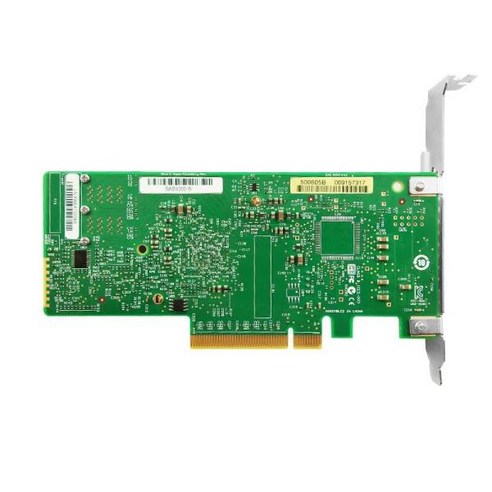 Broadcom Avago LSI HBA 9300-8i 호스트 버스 어댑터 지지대 SAS/SATA 장치 3Yr 보증 2 * SFF8643 Gb/s, 한개옵션0