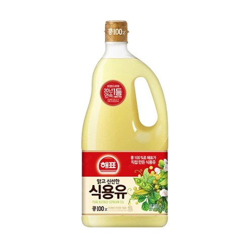 해표 식용유, 1.5L, 8개