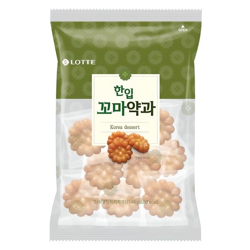 롯데웰푸드 한입꼬마약과, 140g, 1개