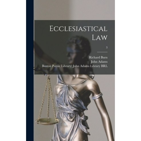 (영문도서) Ecclesiastical Law; 3 Hardcover, Legare Street Press, English, 9781013809620