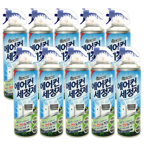 산도깨비 에어컨 세정제, 330ml, 18개