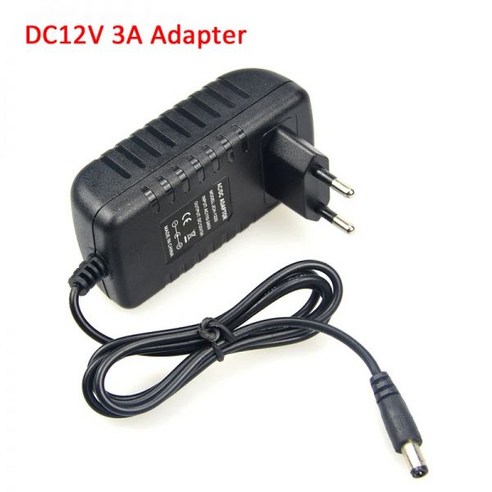 12v아답터 전원 직류전원장치 LED 조명 스트립용 전자 공급 장치 변압기 AC/DC 110V 220V ~ 12V 1A 2A 3A 전력 변환기 어댑터 드라이버, US Power Plug, 1개