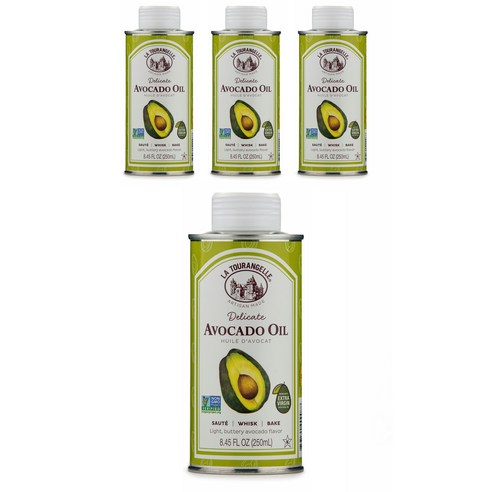 라투랑겔 델리케이트 아보카도 오일 비건, 250ml, 4개