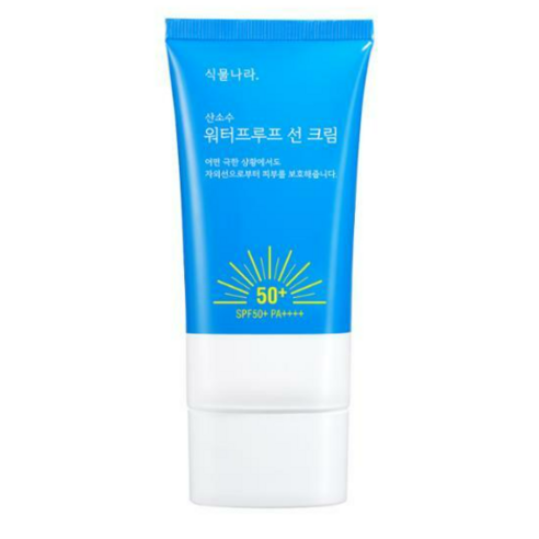 식물나라 산소수 워터프루프 선크림 SPF50+PA++++, 100ml, 1개