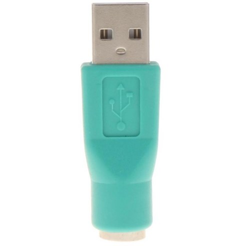 미니 PS/2 여성 키보드 마우스 어댑터에 USB 남성 PC 컴퓨터용 M/F 변환기 포트, {"색상":"청록색"}, {"사이즈":"설명"}, {"수건소재":"설명"}