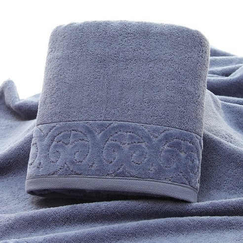 현대 트렌드 심플한 패션 물수건 편안한 통기성 다색 품질 수건, 헤이즈 블루