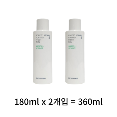 이니스프리 포레스트 프레시 스킨, 3개, 360ml