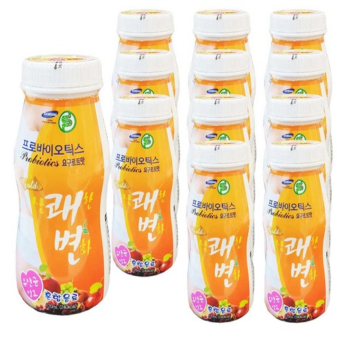 네오팜 골드 상쾌한변화 건강음료 요구르트맛, 100ml 12개 패키지, 할인율 36%