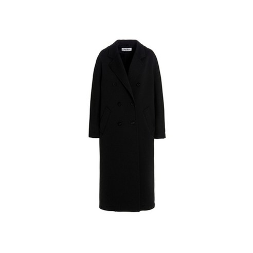 MAX MARA 22SS MADAME2 더블 브레스트 코트 블랙 19010121 002