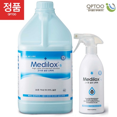 메디록스 메디록스s 살균제/소독제, 4L+500ml, 1개