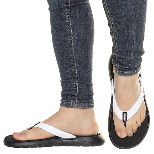 아디다스클로그 아디다스 조리 쪼리 슬리퍼 여름조리 바캉스 컴포트 플립플랍 검흰 Best Top3