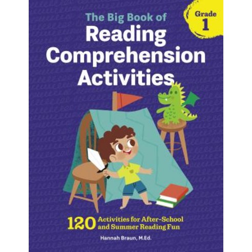 The Big Book of Reading Comprehension Activities Grade 1:120 Activities for After-School and S..., Zephyros Press