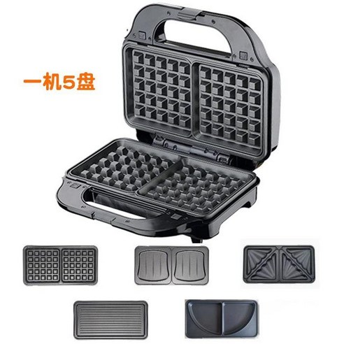 와플 메이커 샌드위치 기계 가정용 전기 타이머 붕어빵 업소용 제조기 간식 그릴 누룽지, 4개 세트