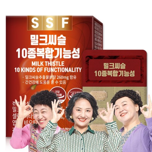 순수식품 밀크씨슬 10박스 300정 10개월분 밀크시슬 2중 기능성 아연, 27g, 10개