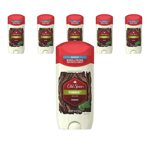 올드스파이스 프레셔 컬렉션 데오도란트 팀버, 85g, 6개