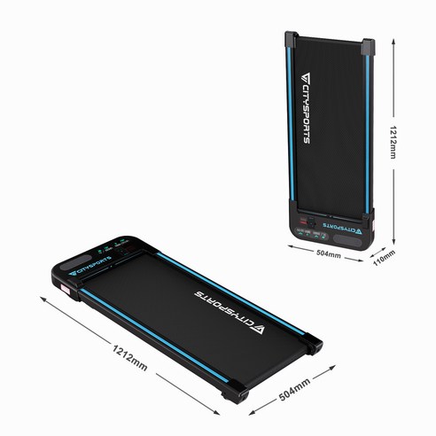 층간소음 걱정 없이 집에서 즐기는 효율적인 운동 습관, Citysports 워킹머신 WP2