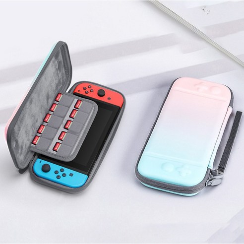 닌텐도 스위치 휴대용 케이스 SWITCH OLED 파우치케이스 닌텐도 스위치전용 게임기 수납 가방 NS 보호 케이스 수납 가방, A-SWITCH