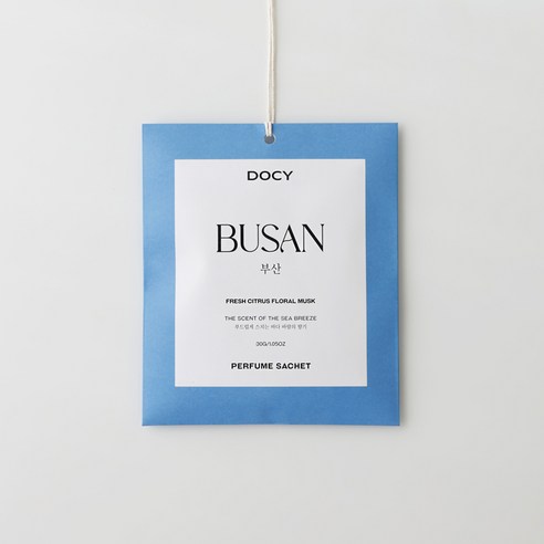 DOCY 도시 퍼퓸 샤쉐 30g /옷장 샤쉐/인테리어 샤쉐, 1개, 부산