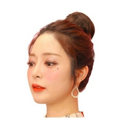 가발매니아 당고머리 가발 미니, 초코브라운
